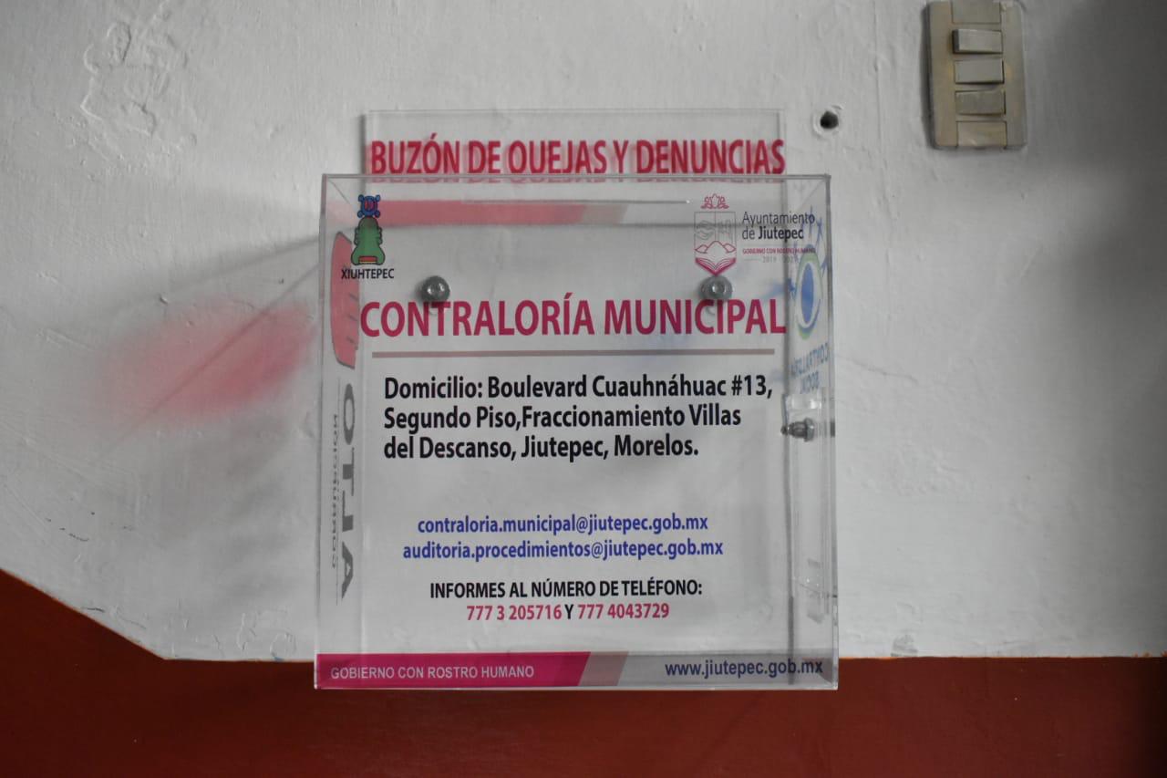 Colocan BUZÓN DE DENUNCIAS en caso de corrupción en Jiutepec