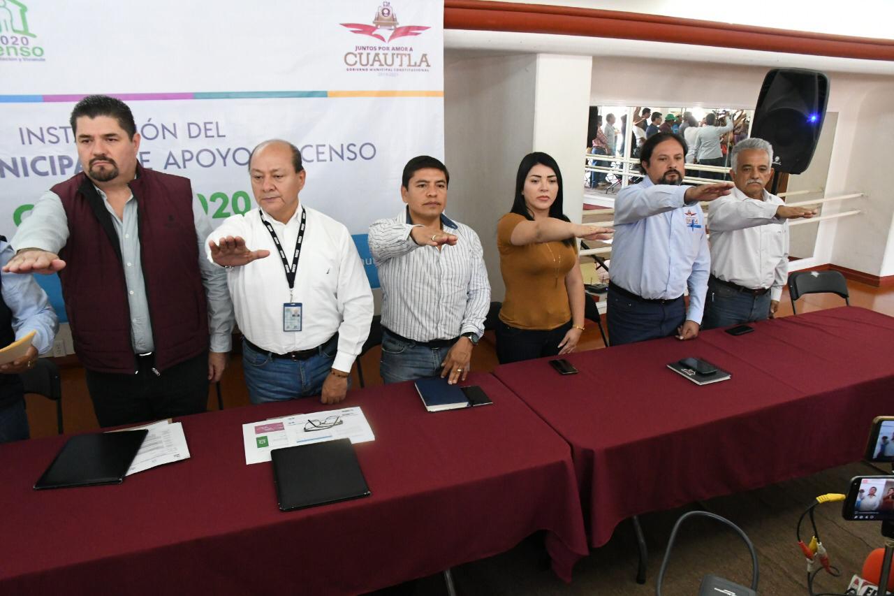 Instalan en Cuautla el comité de apoyo al Censo de Población y Vivienda 2020