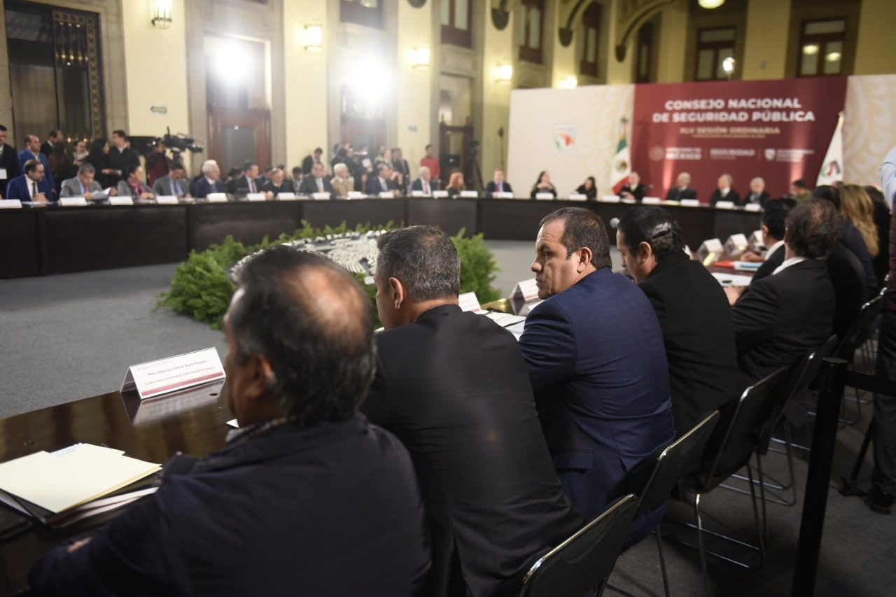 Cuauhtémoc Blanco acude a reunión nacional de SEGURIDAD