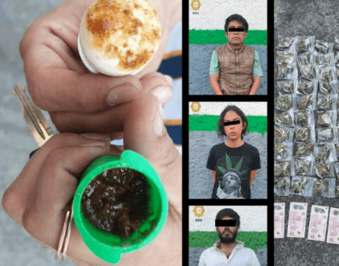 Detienen a 3 por vender ”pelones” de tamarindo con MARIGUANA
