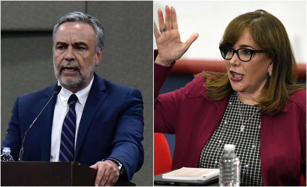 Alfonso Ramírez y Yeidckol Polevnsky pelean la presidencia de Morena