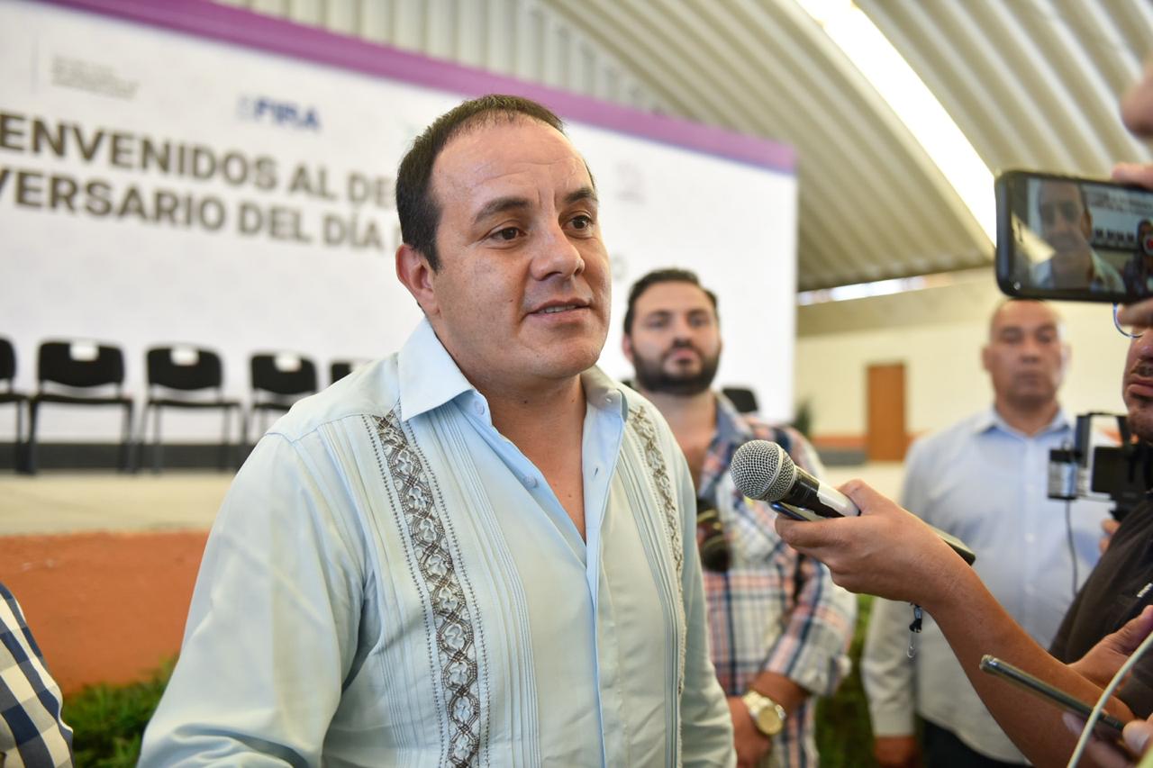 Pide Cuauhtémoc Blanco que Congreso apruebe el Presupuesto 2020