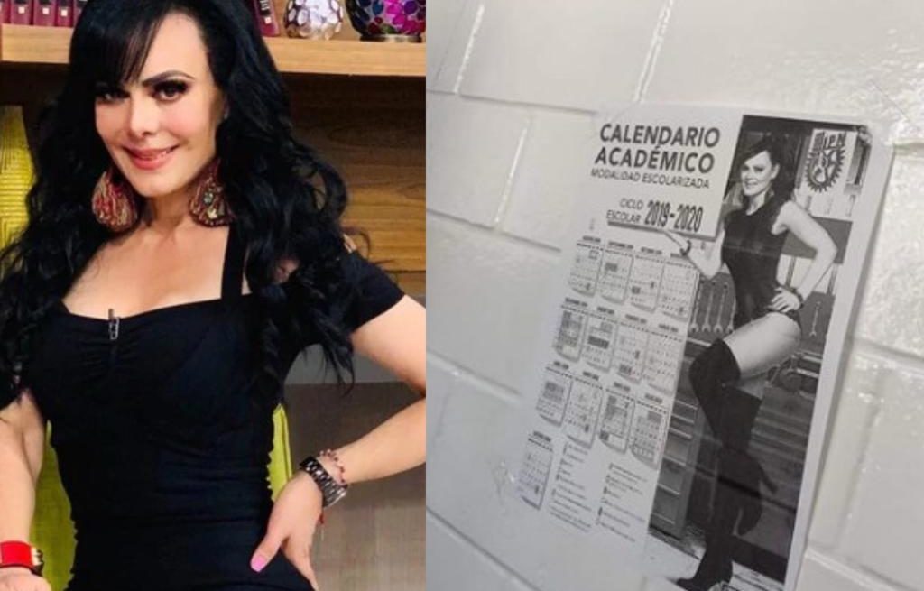 Usan a Maribel Guardia en calendario escolar del IPN