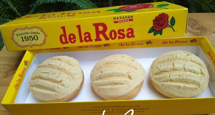 Crean concha de Mazapán de la Rosa