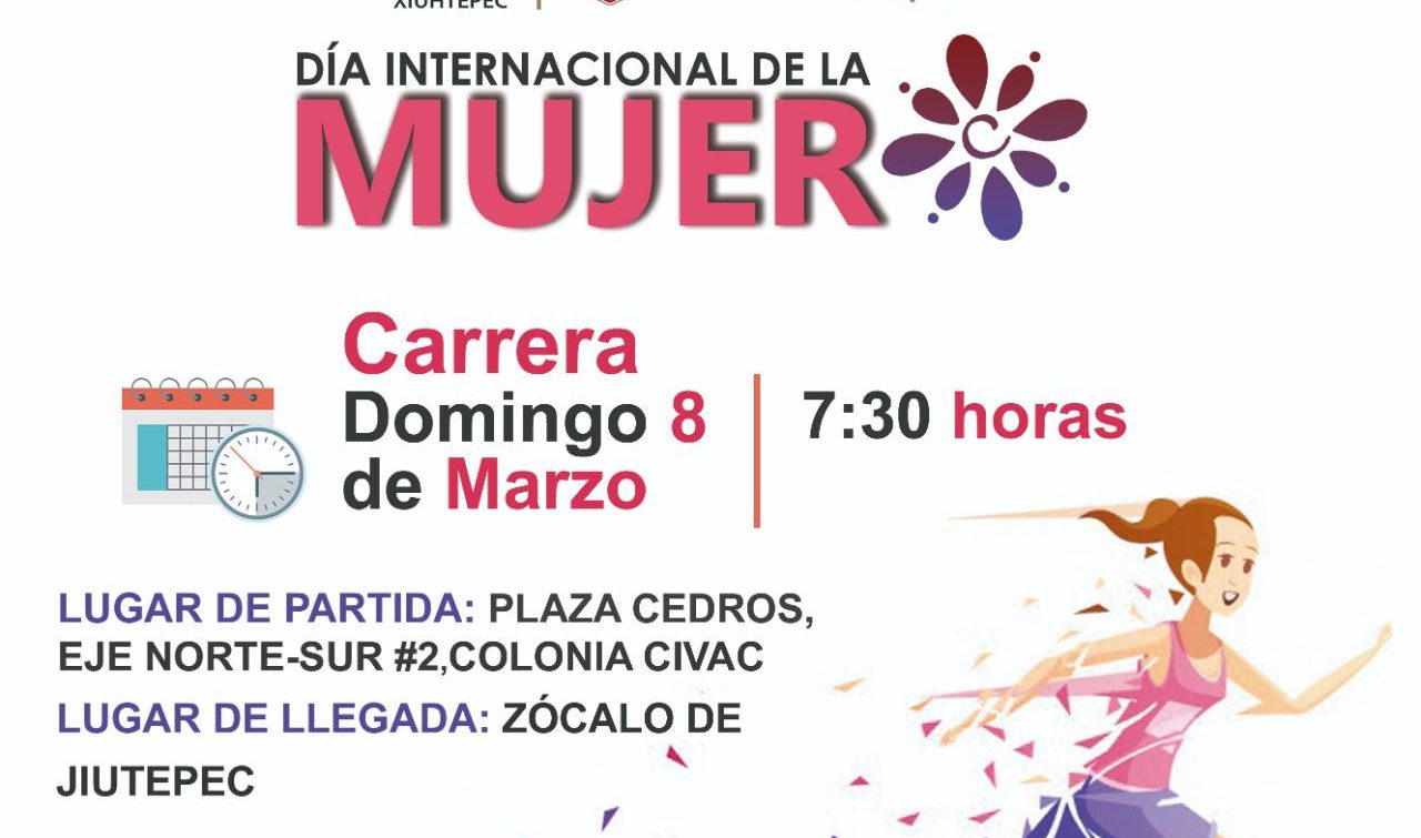 Invitan a carrera de MUJERES en Jiutepec