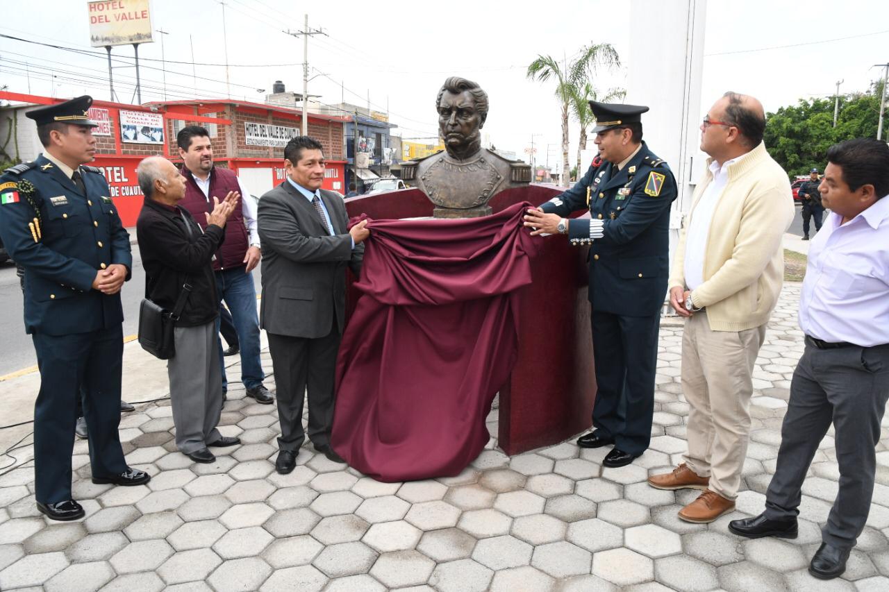 Develan figura de Hermenegildo Galeana en Cuautla