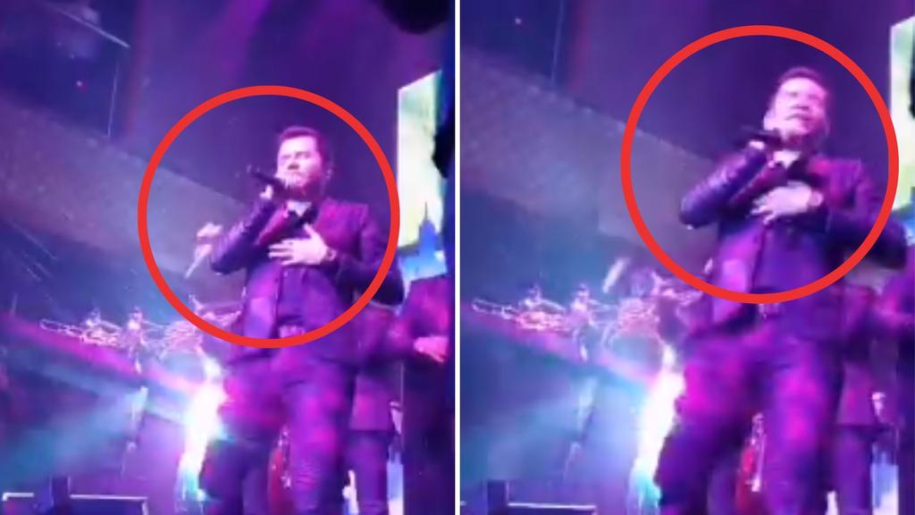 [VIDEO] Avientan lata de cerveza en la cara a vocalista de a Adictiva