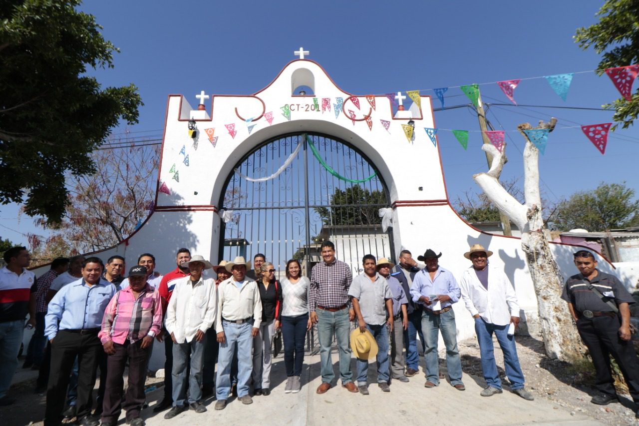 Inauguran obras en Tecajec, Yecapixtla