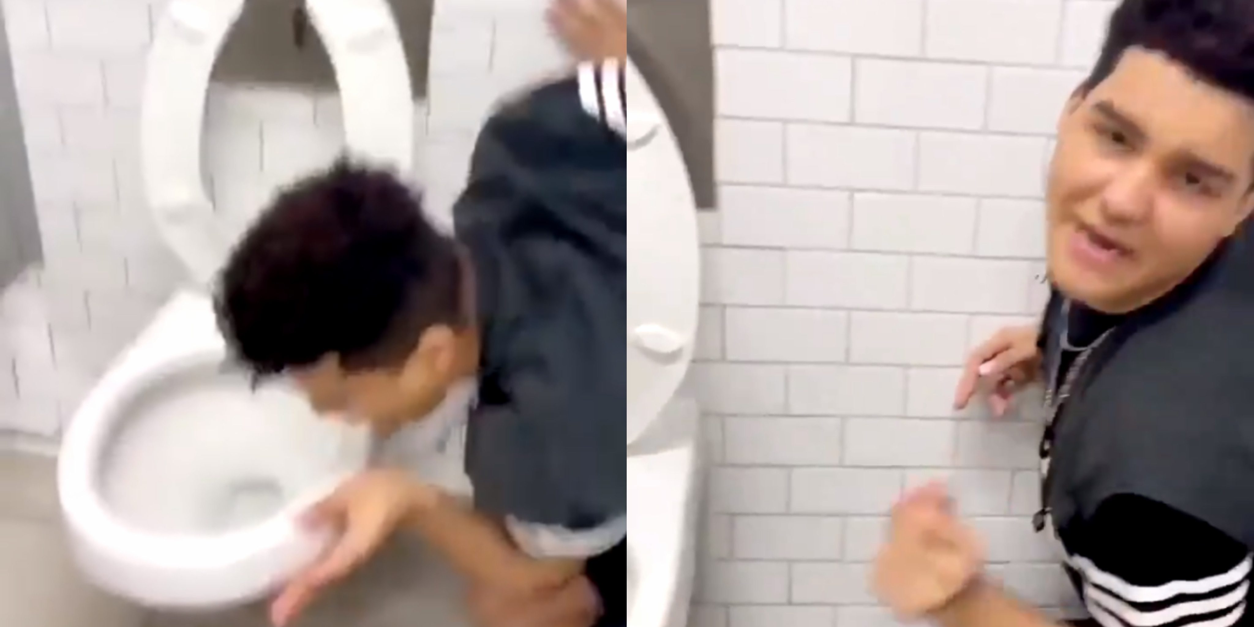 Lamió un inodoro público como RETO de Tik Tok y se contagió de CORONAVIRUS