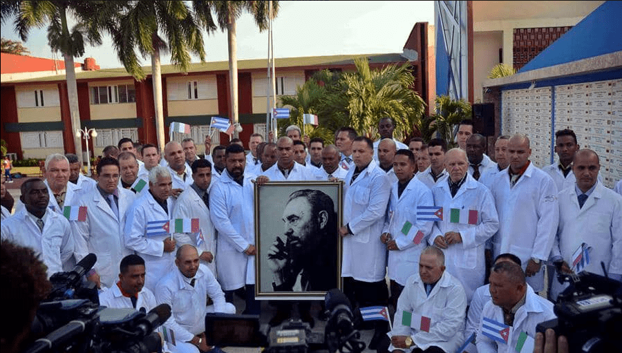 Cuba envía 52 médicos especialistas para atender casos de COVID-19 en Italia