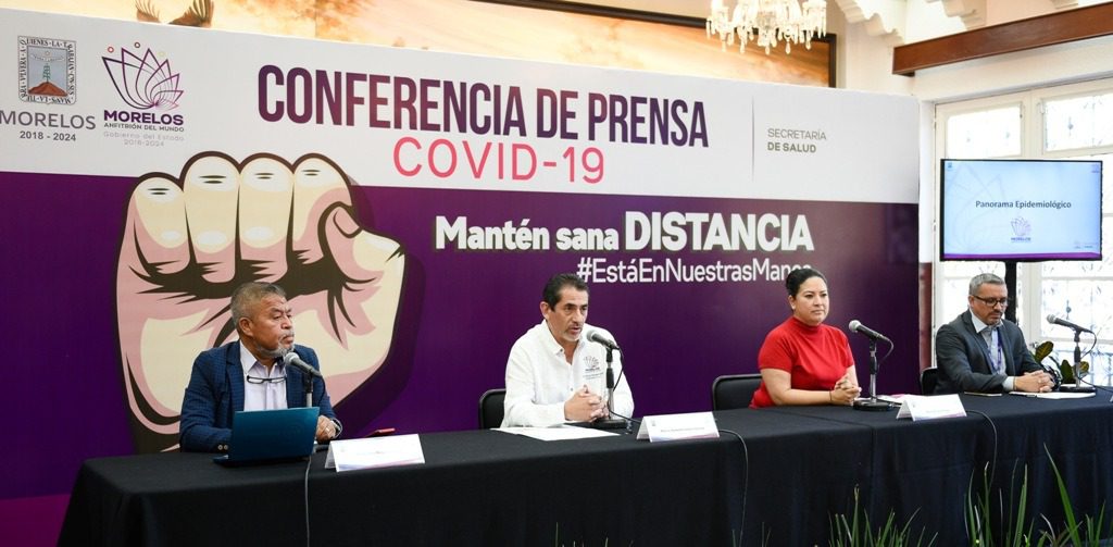 Se mantienen 2 casos de coronavirus en Morelos, hay 4 sospechosos