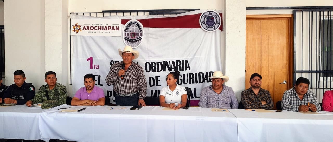 Analizan situación de SEGURIDAD en Axochiapan