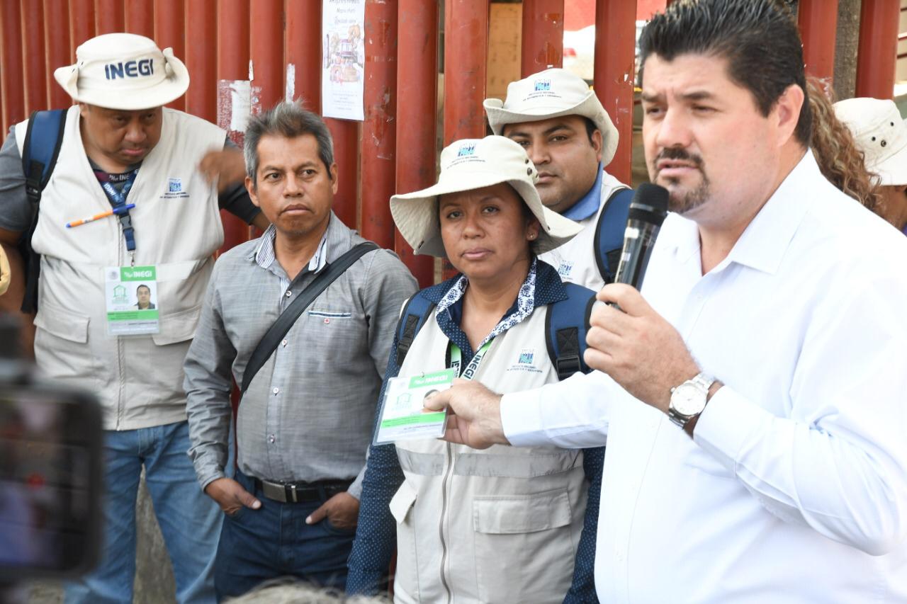 Dan banderazo de inicio al Censo 2020 en Cuautla