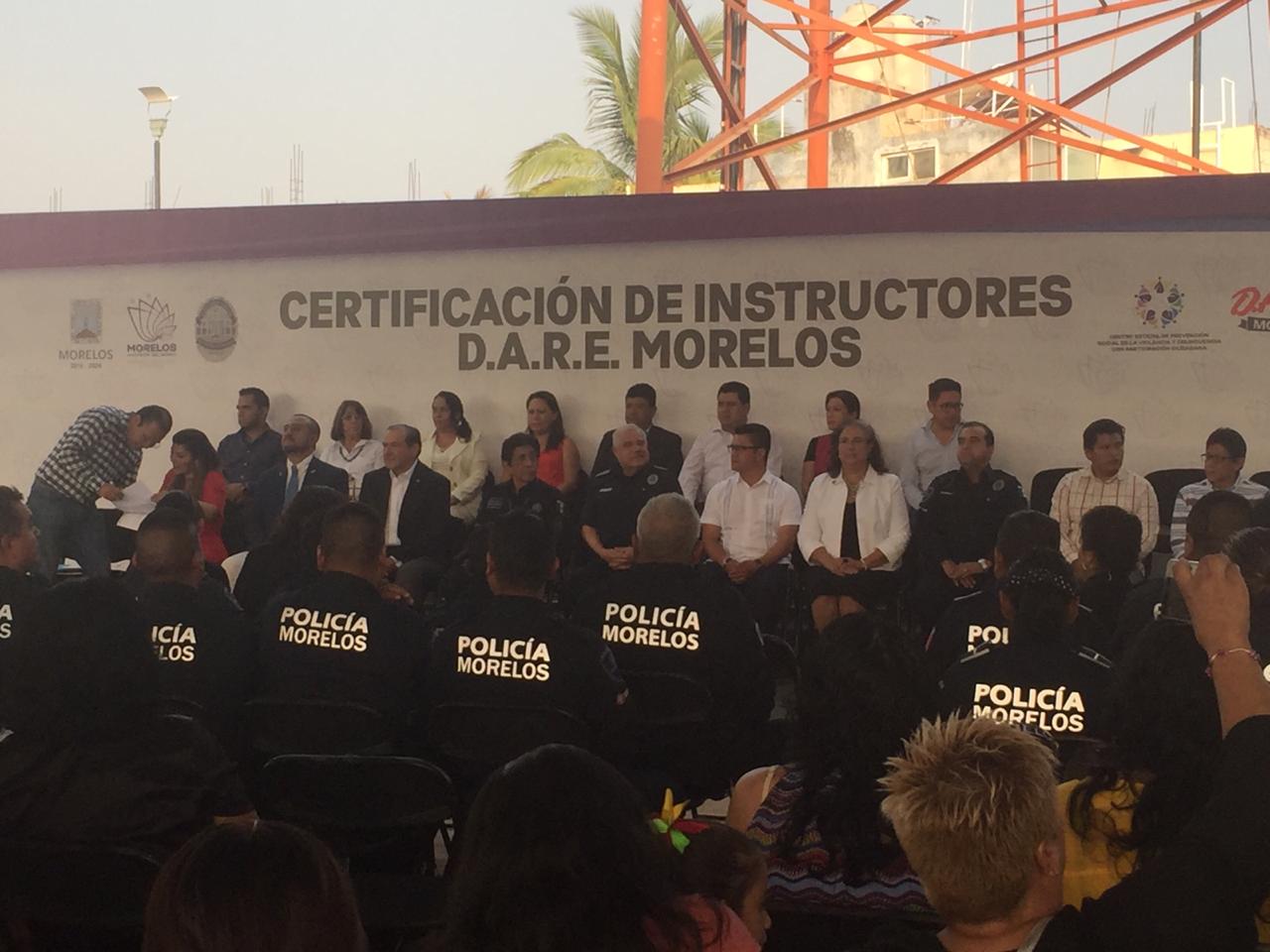 Certifican a 4 policías de Yecapixtla en Educación Preventiva Contra el Consumo de Drogas