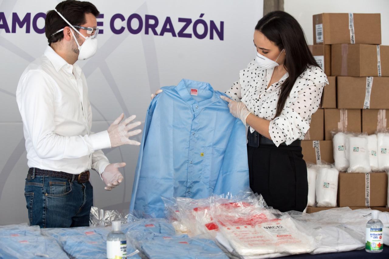 Nissan dona a Morelos material para personal médico que trabaja contra el COVID-19