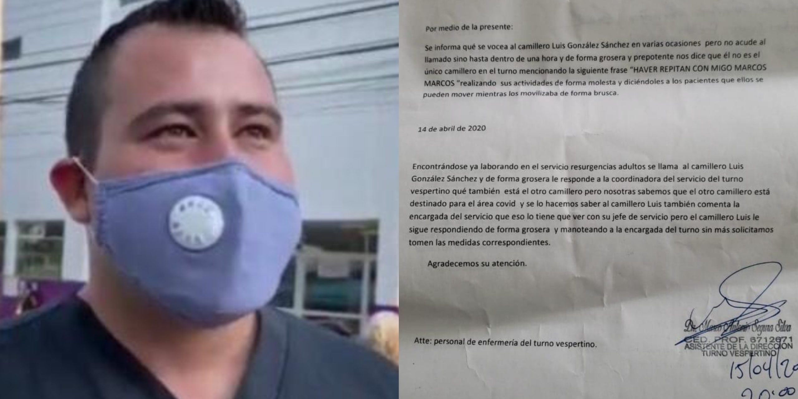 Despiden a camillero por ACOSO SEXUAL y se venga filtrando información falsa del hospital José G. Parres de Cuernavaca