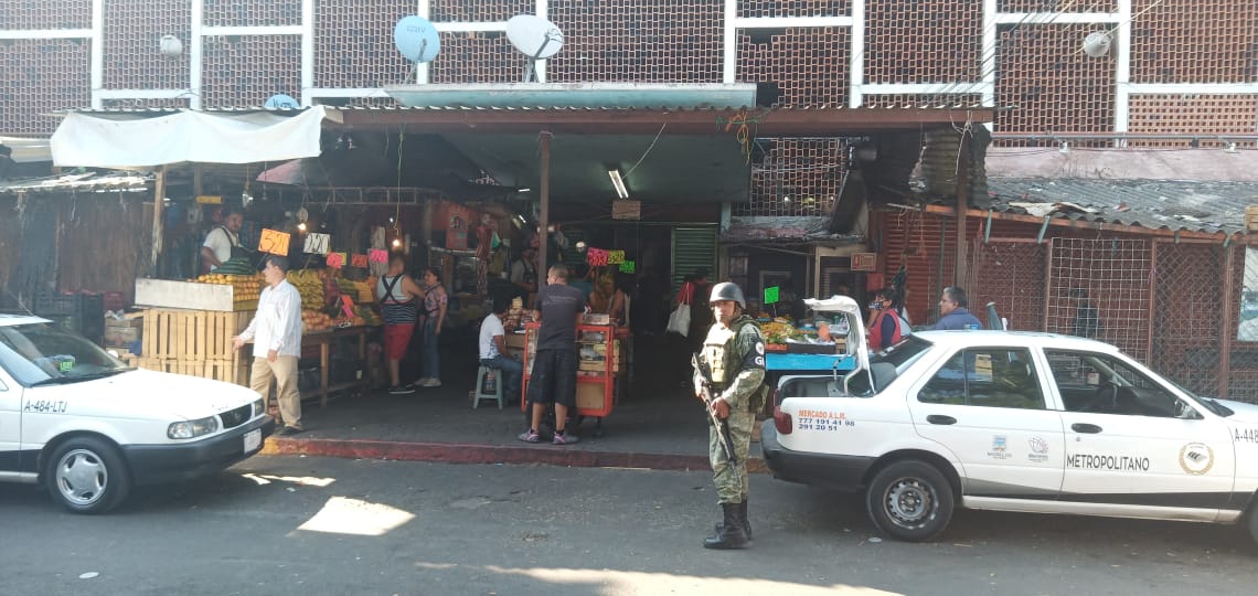También vigilan el Mercado ALM para evitar saqueos