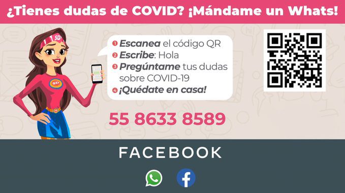 Susana Distancia ya tiene Whatsapp para resolver tus dudas sobre el covid-19