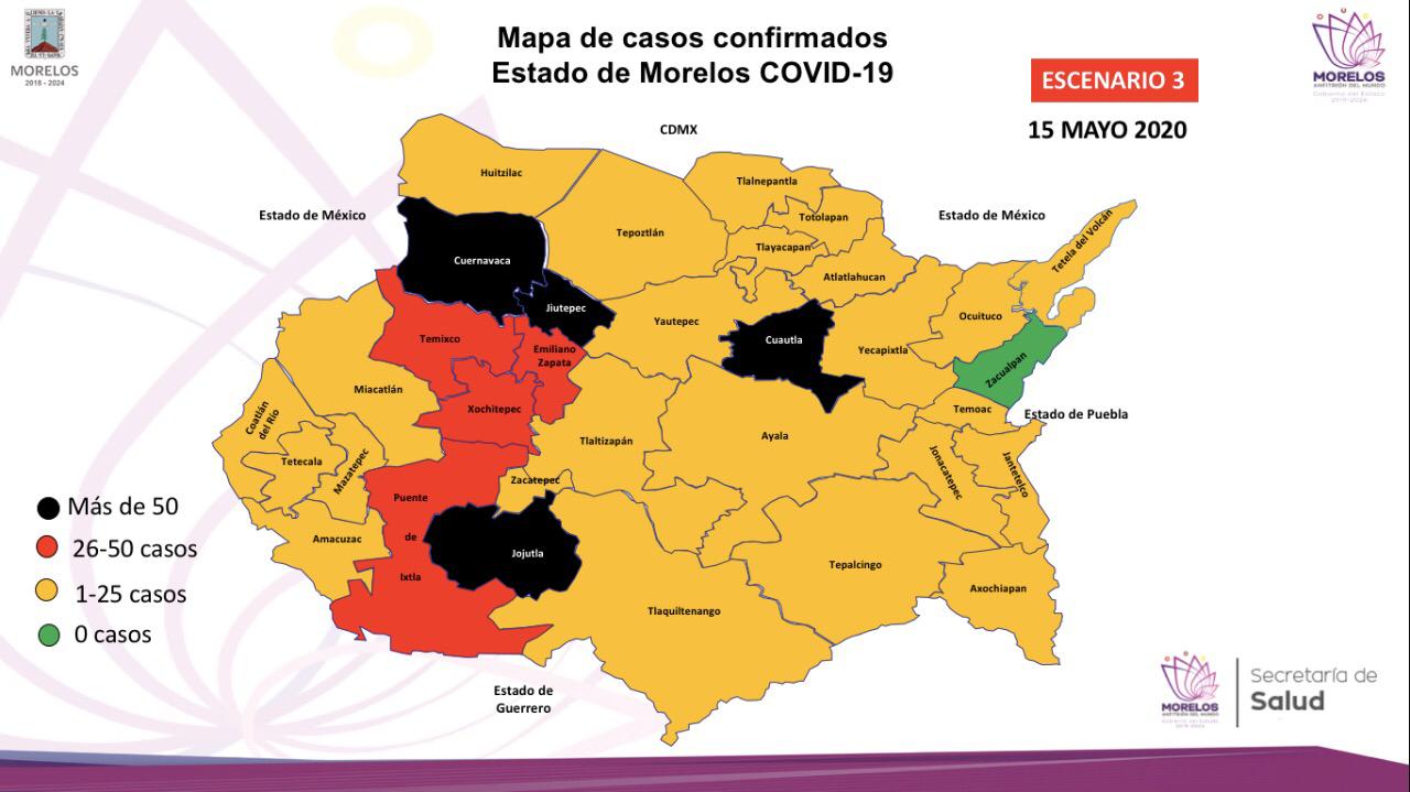 Morelos supera los mil casos de COVID-19