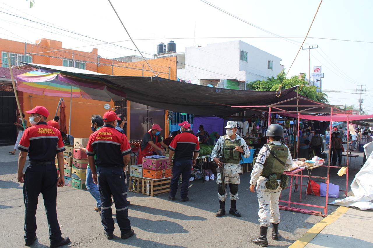 Desalojan a comerciantes del Tianguis de Cd Chapultepec en Cuernavaca
