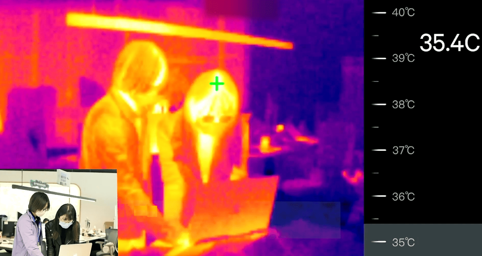 Empresa China crea lentes para medir la temperatura a 3 metros de distancia