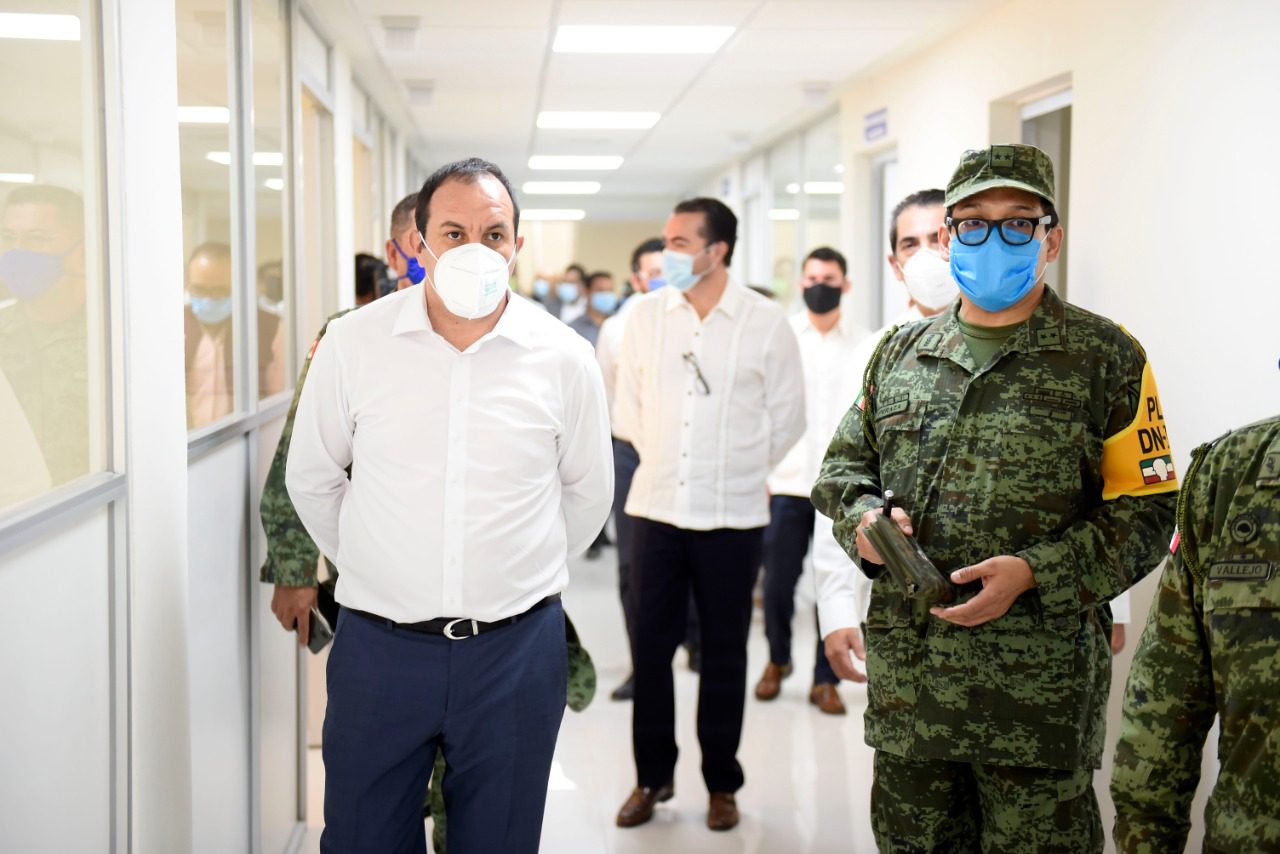 Supervisan autoridades hospitales de Morelos para pacientes con COVID-19