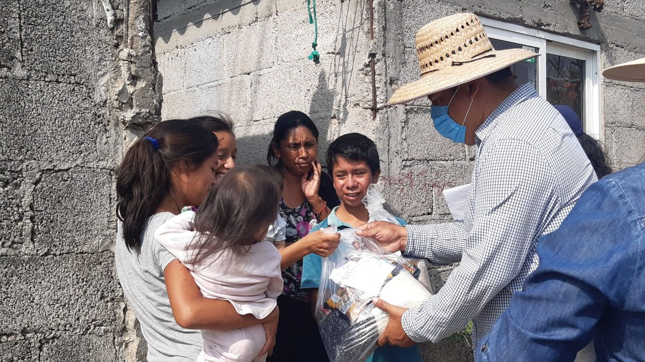 Yecapixtla cumple con la entrega de 60 mil despensas