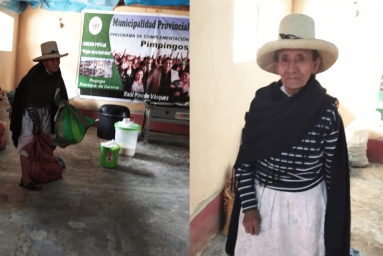 Abuelita campesina dona su cosecha a paciente con COVID-19