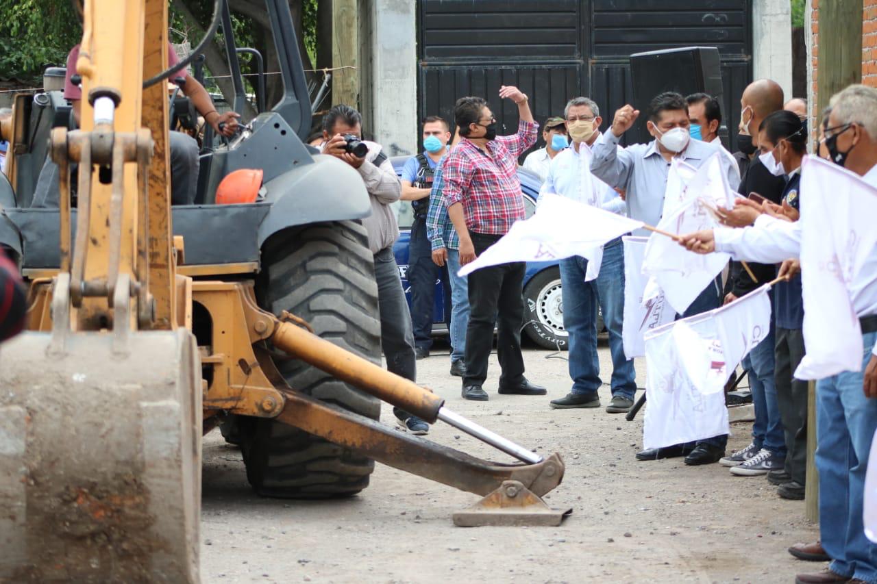 Inician obras de infraestructura en colonias de Cuautla