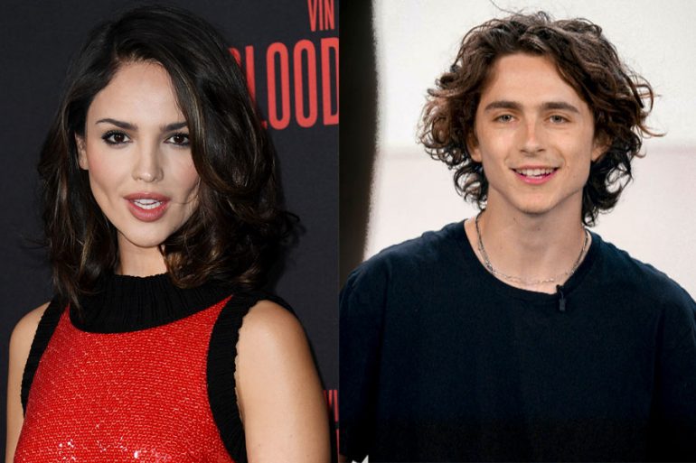 Captan a Eiza González con Timothée Chalamet 6 años menor que ella