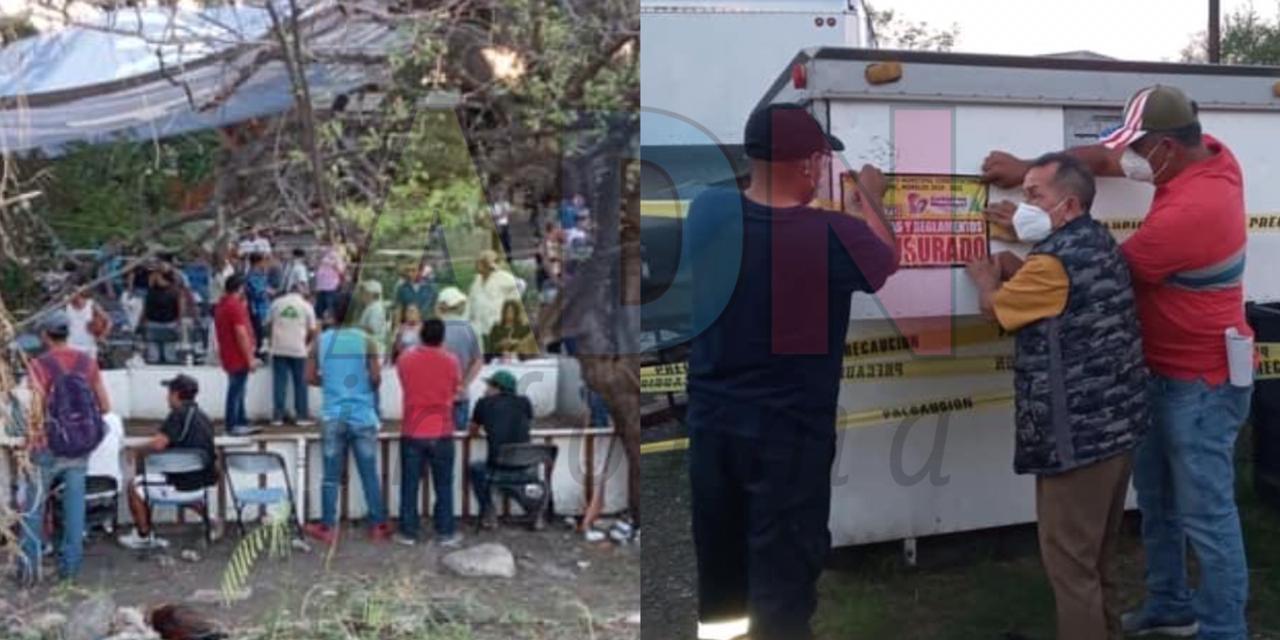 Hallan PALENQUE CLANDESTINO en Yautepec, desalojan a 150 personas
