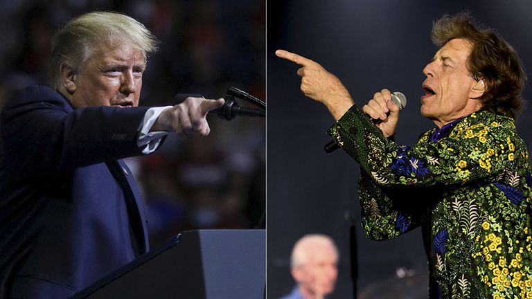 The  Rolling Stones demandarán a Donald Trump por usar su música en campaña