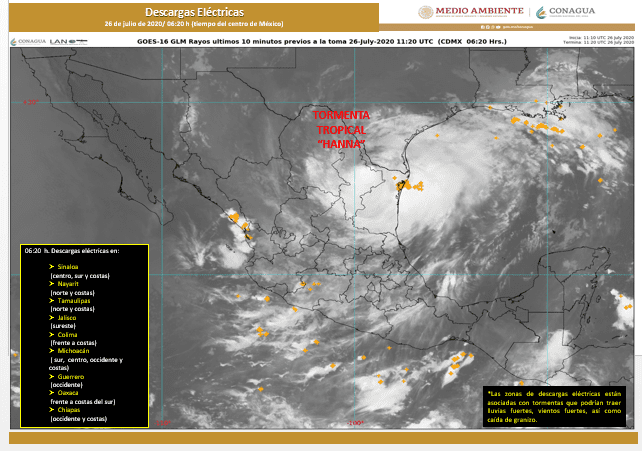 Hanna el primer HURACÁN de la temporada 2020 se degrada a tormenta tropical