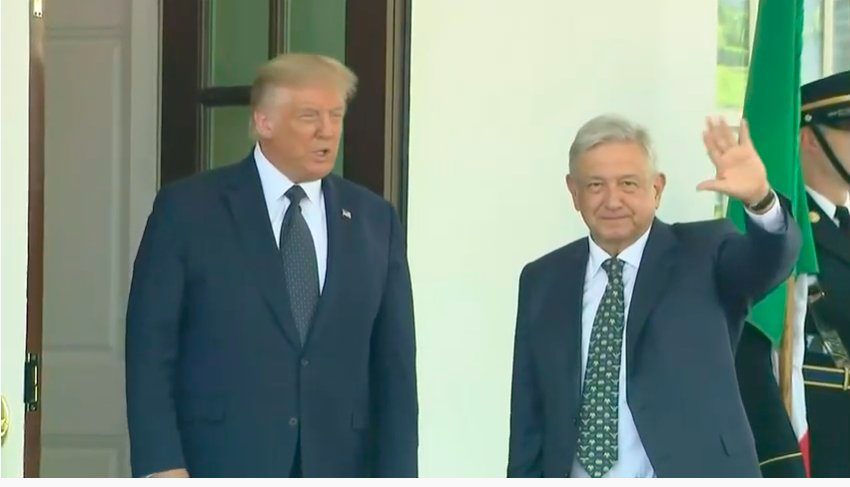 ‘El muro no fue tema con Trump’ afirma AMLO