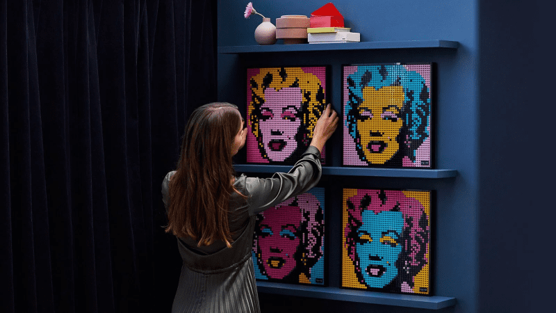 Lanzan la línea Lego Art para los amantes del arte