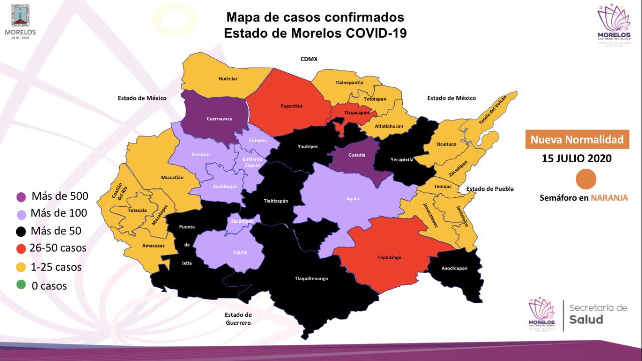 Se ha recuperado mil 517 personas del COVID-19 en Morelos