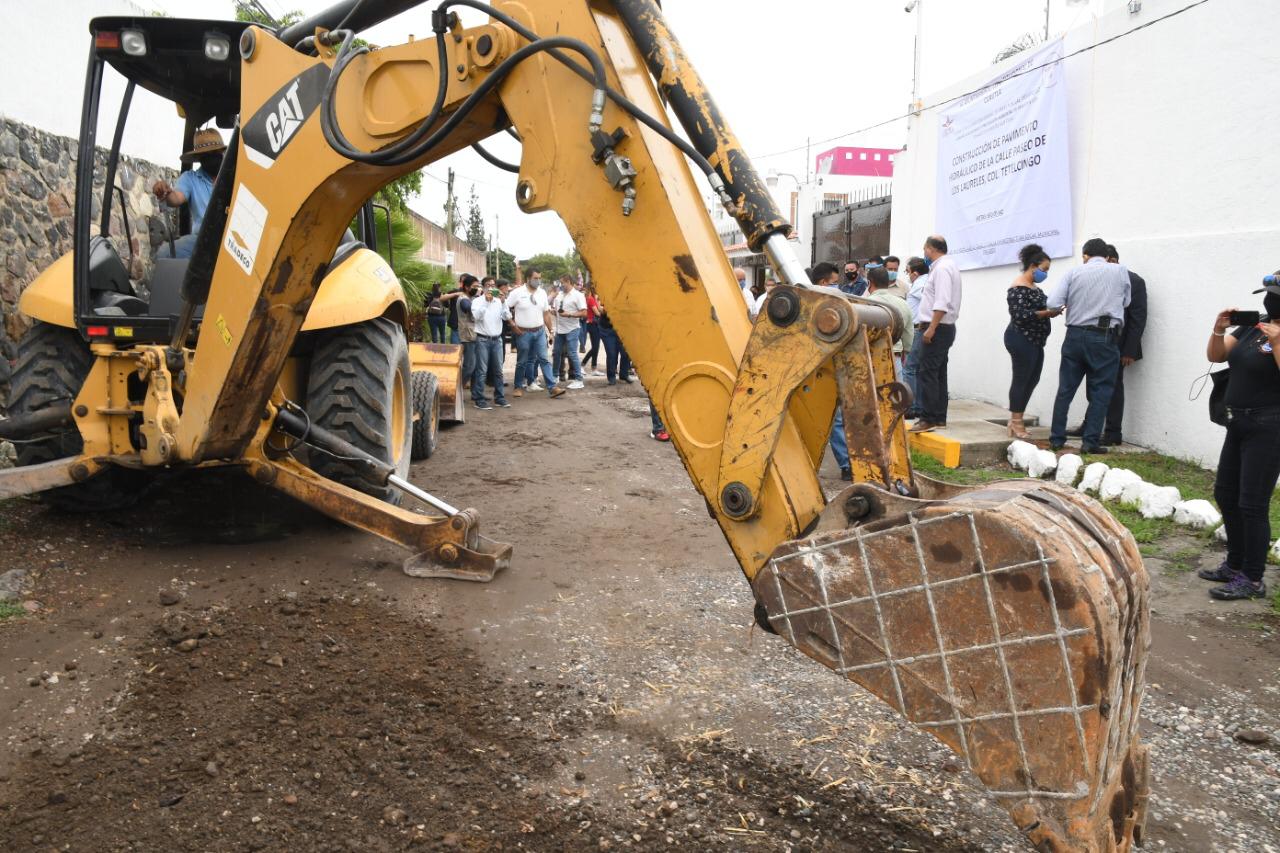 Inicias obras en Tetelcingo y Lázaro Cárdenas de Cuautla