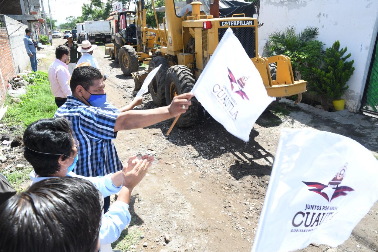 Inician obras de infraestructura en colonias de Cuautla