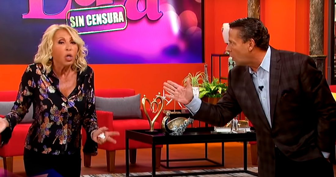 [VIDEO] Laura Bozzo y Alfredo Adame protagonizan pleito en vivov