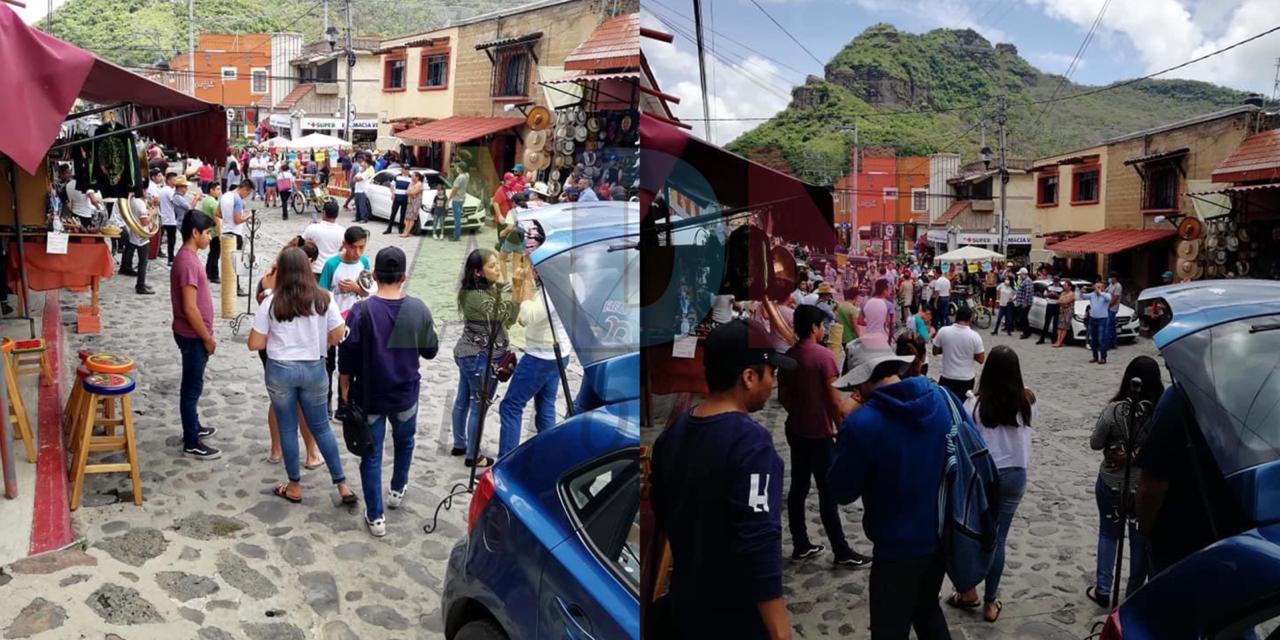 Sigue afluencia turistica en Tlayacapan a pesar del aumento de contagios de COVID-19