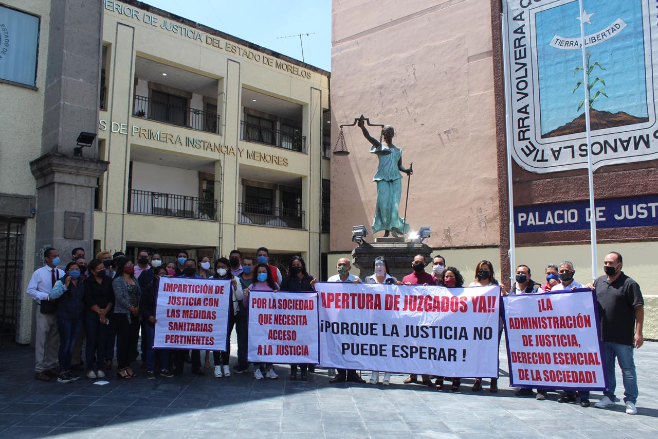 Siguen las exigencias para que reactiven el TSJ en Morelos