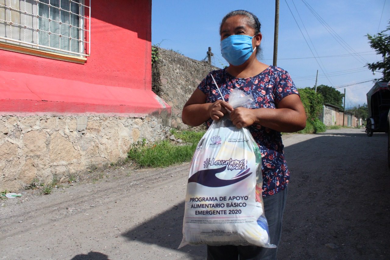 Concluyen entrega de apoyo alimentario en Morelos