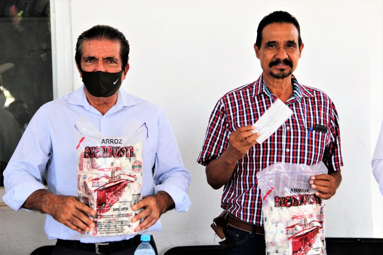 Gobierno de ayala entre apoyo a productores de arroz