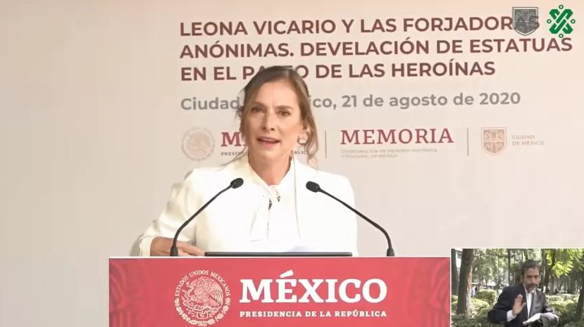 Leona Vicario también dio dinero y no la grabaron: Beatriz Gutiérrez.