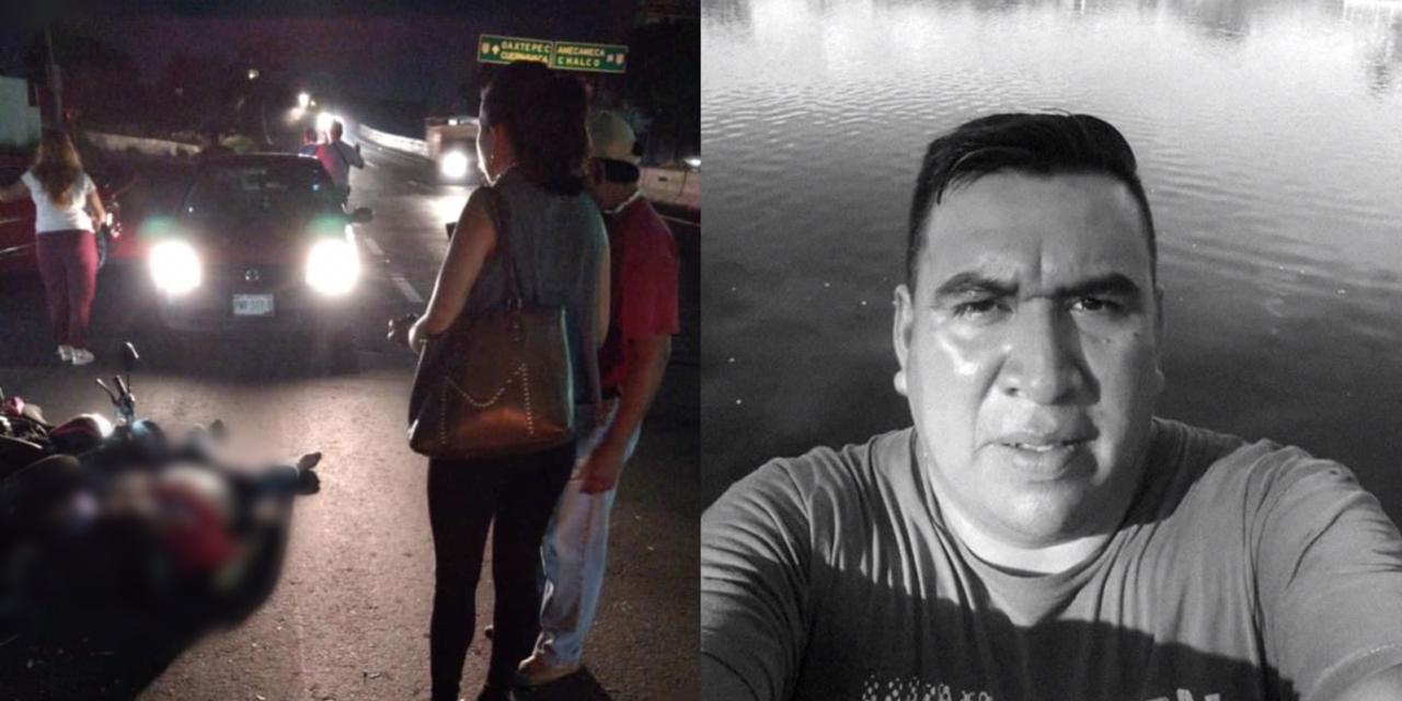Muere maestro de educación física impactado en su motocicleta