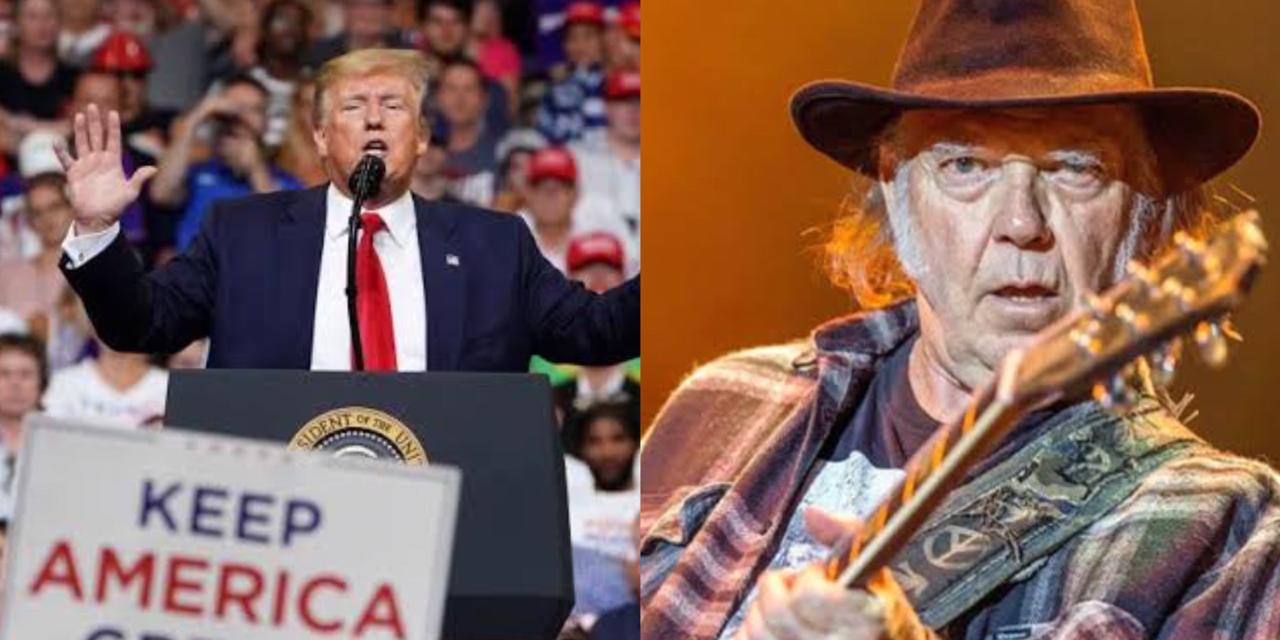 Demandan a Donald Trump por usar musica sin permiso de Neil Young