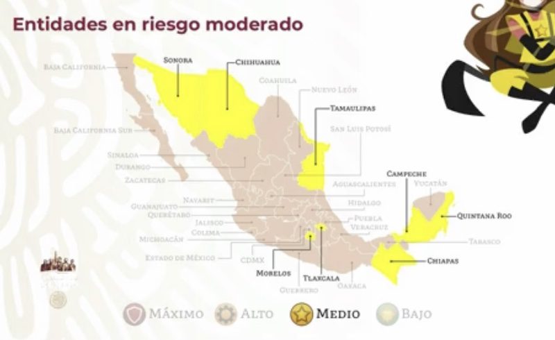 OFICIAL Morelos pasará a SEMÁFORO AMARILLO el próximo lunes
