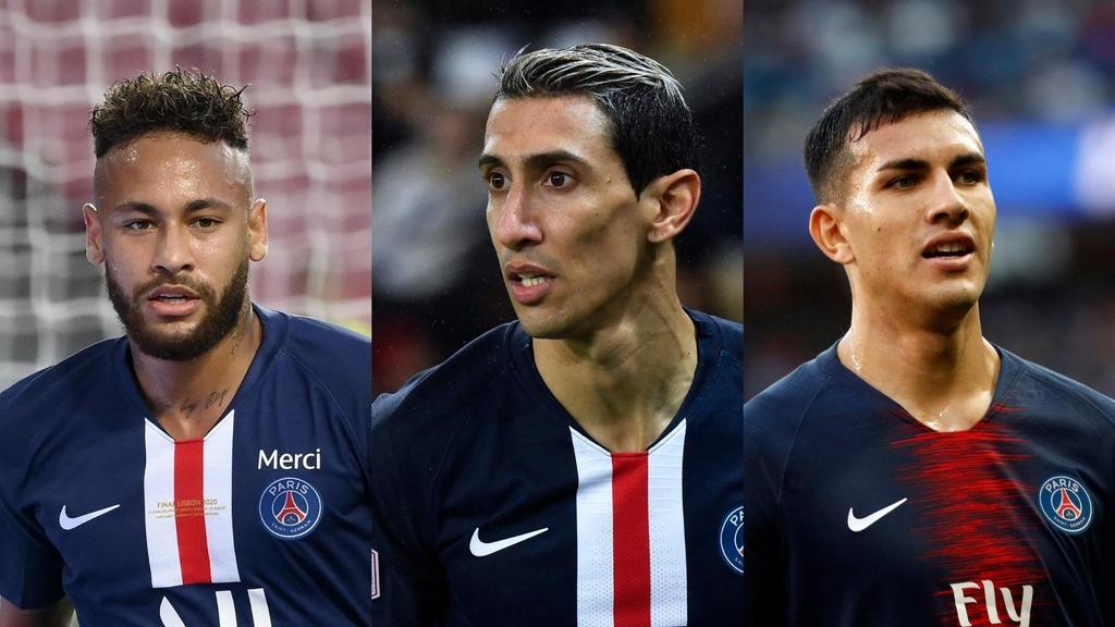 Neymar, Di María y Paredes dan positivo por COVID-19