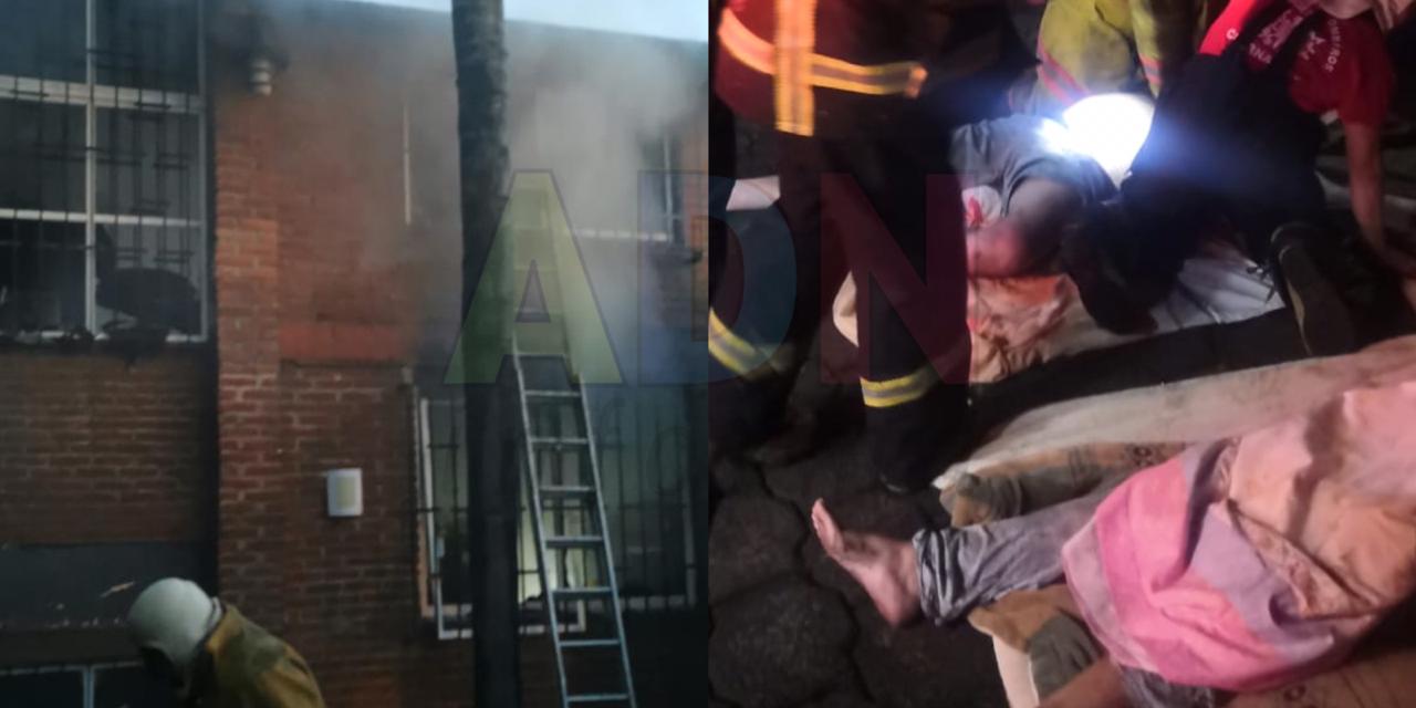 Mueren dos personas en incendio de vivienda en Cuernavaca
