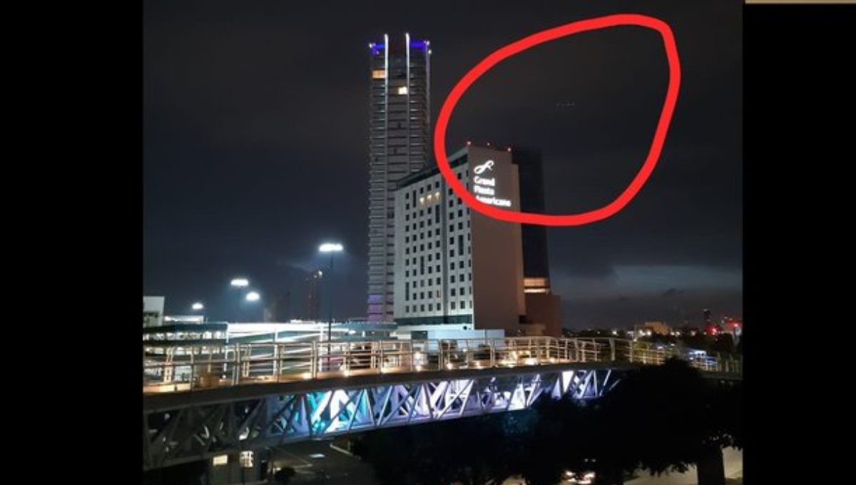 Captan supuesto OVNI en Angelópolis Puebla